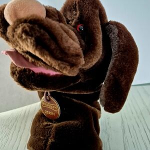 Brown Plush Dog Toy